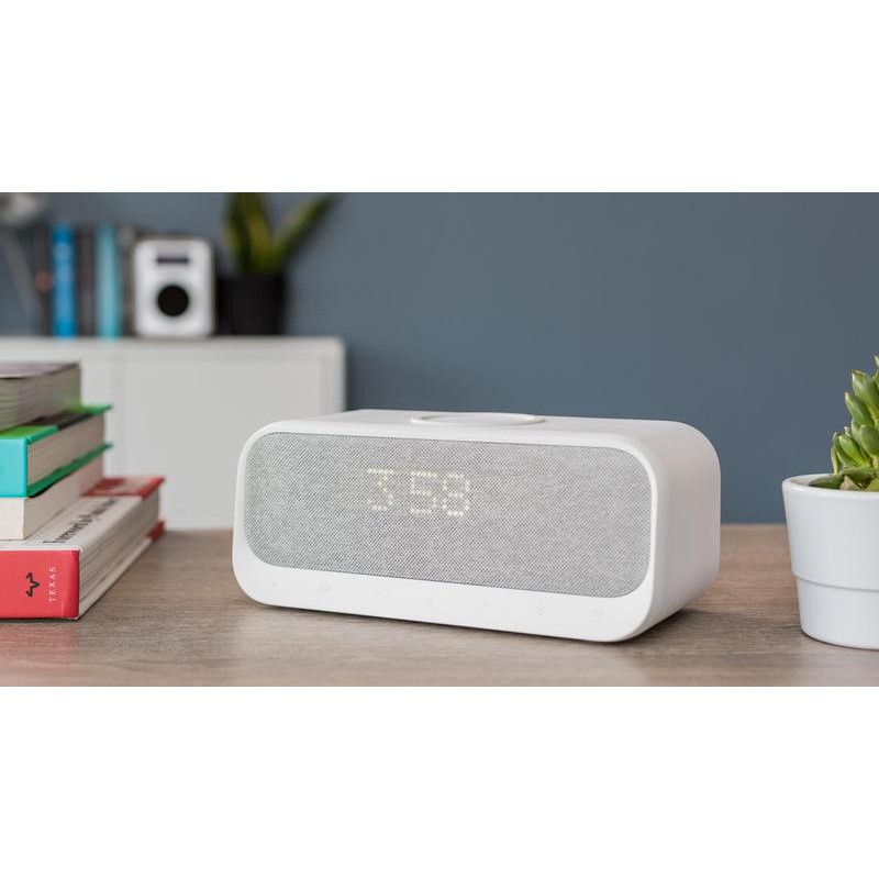 (Loa Anker)Loa bluetooth 3 trong 1 kiêm sạc không dây và đồng hồ báo thức chính hãng Anker Soundcore Wakey A3300