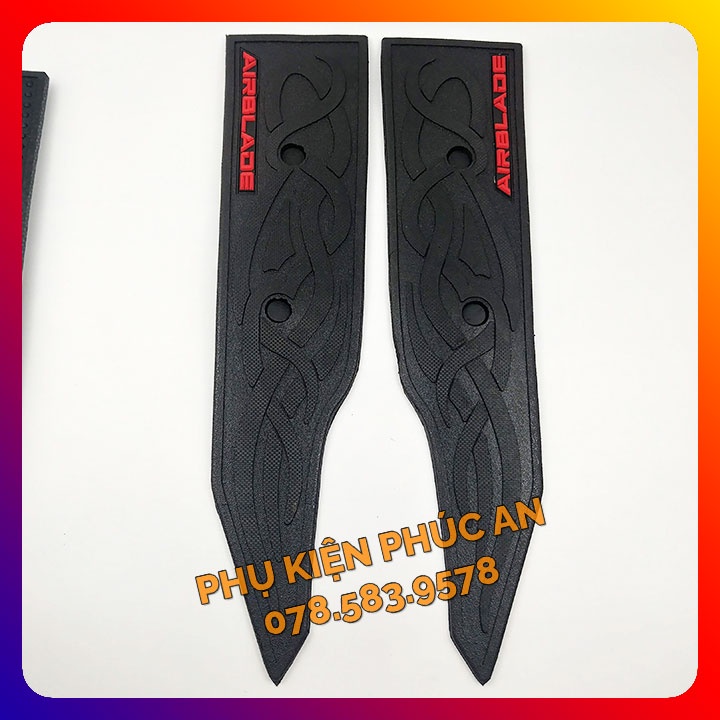 Thảm lót sàn INOX, CAO SU xe AB 2023 2022 bản mới nhất 160 125 gác để chân trước xe airblade 160cc 125cc air blade