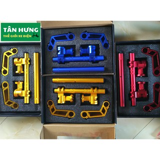 Ghi đông 5 khúc lắp xe đạp điện, máy điện