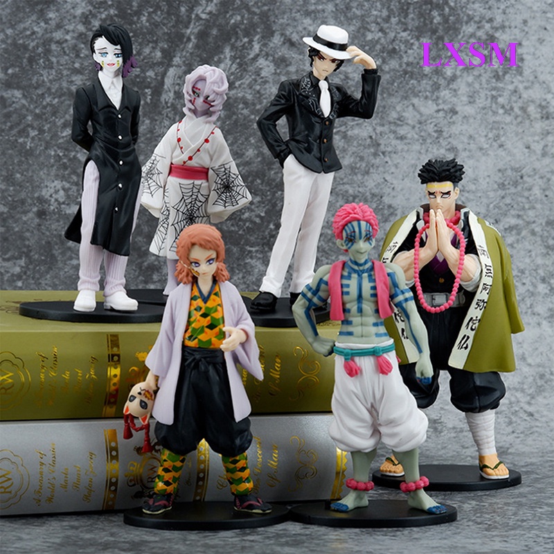 Mô Hình Búp Bê Nhân Vật Kimetsu No Yaiba Demon Slayer Tanjiro Nezuko Zenitsu Shinobu Mainan Budak Lelaki Superhero