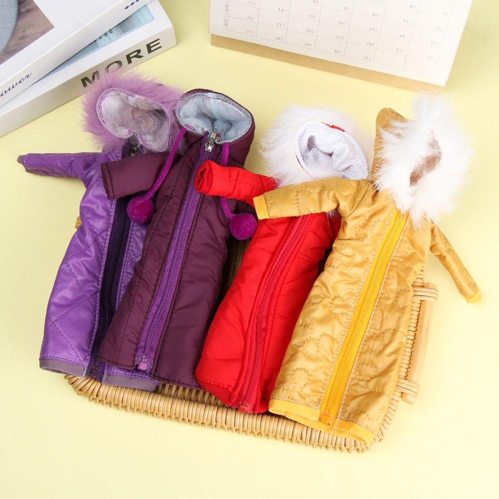 Áo Khoác Dáng Dài Màu Cầu Vồng Xinh Xắn Cho Búp Bê