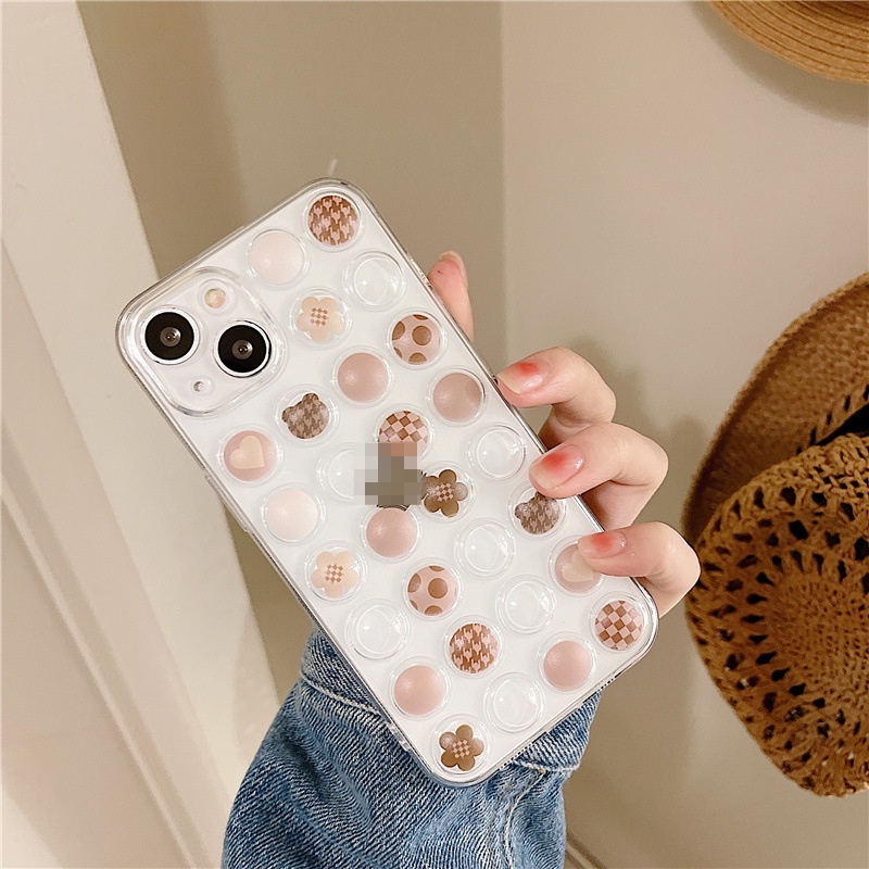 Ốp lưng iphone Ốp Điện Thoại Trong Suốt Hình Bong Bóng Cho iphone13 14proPromax 6/6splus/7/7plus/8/8plus/x/xr/xs/11/14pro/13/pro/max/plus/promax Dinuo case