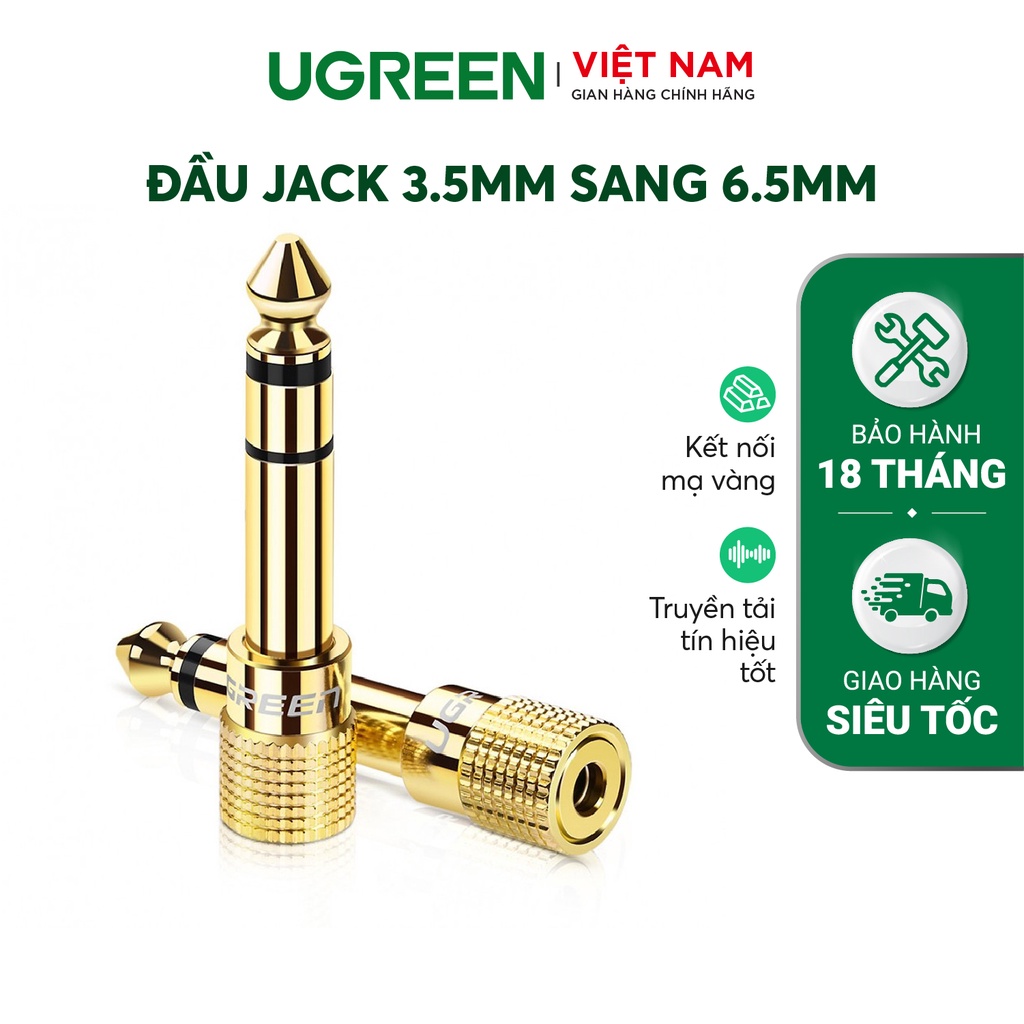 Đầu jack chuyển đổi âm thanh UGREEN 20503