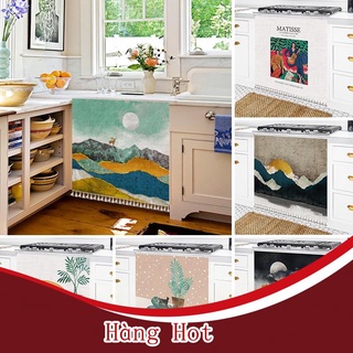 (Mới) Rèm cửa tủ nhà bếp phong cách Bắc Âu họa tiết độc đáo