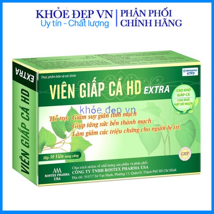 Viên uống diếp cá thảo dược giảm táo bón hỗ trợ giảm trĩ nội trĩ ngoại , giúp giảm nhiệt miệng mụn nhọt mẩn ngứa 30 viên