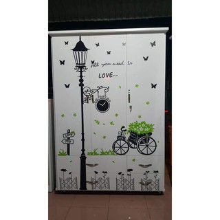decal dán tường bộ đôi