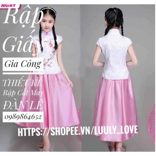 Rập giấyBB29_ RẬP GIẤY CẮT MAY BỘ ĐỒ BÉ GÁI (1-12T)