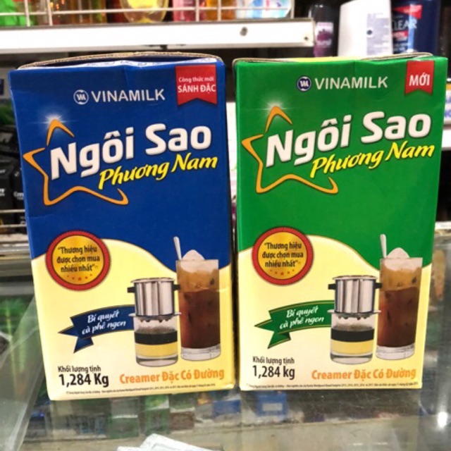 Sữa đặc Ngôi Sao Phương Nam Hộp Giấy 1,284kg