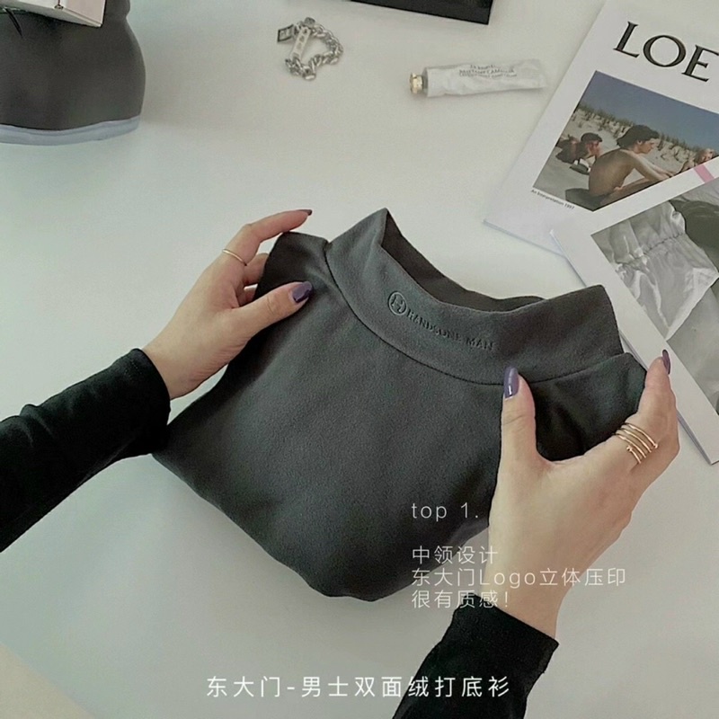 Áo giữ nhiệt nam lót nỉ siêu ấm