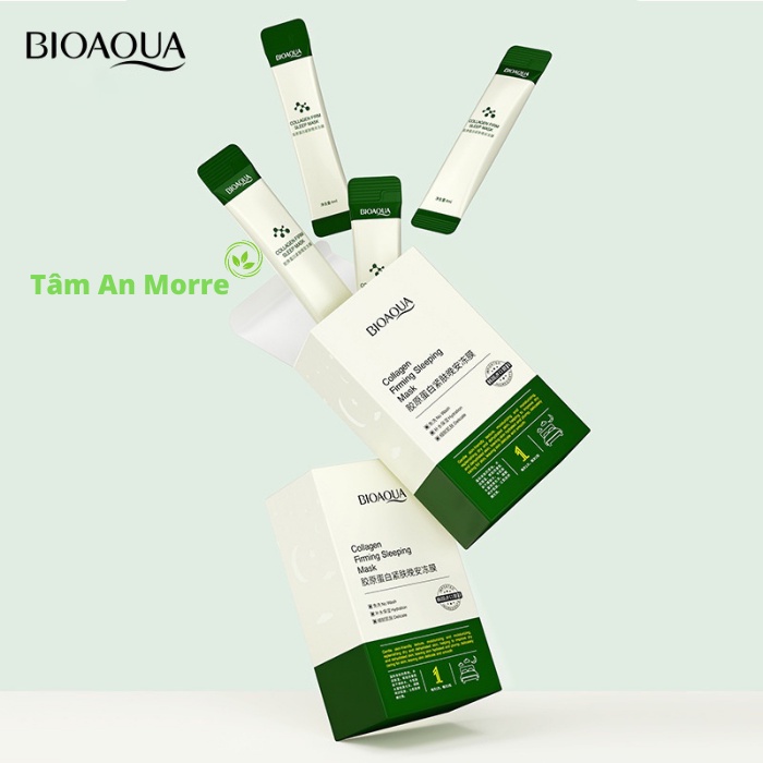 Mặt nạ ngủ Colagen nội địa Trung dạng thạch Bioaqua, mặt nạ dưỡng ẩm, cải thiện làn da | BigBuy360 - bigbuy360.vn