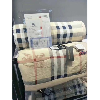 Chăn Đũi Hè Burberry Kẻ Họa Tiết Cao Cấp 2mx2.3m