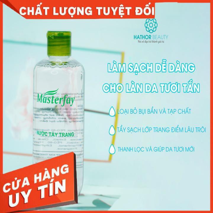 Nước tẩy trang (Tặng buổi chăm sóc da)  Masterfay KIM THIÊN HOA - HATHOR BEAUTY