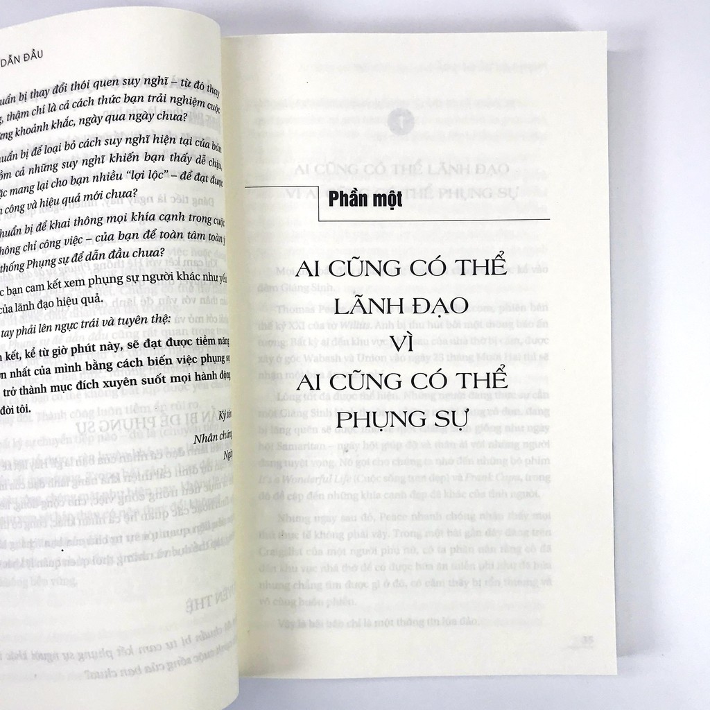 Sách - Phụng sự để dẫn đầu - Tư duy lãnh đạo thế kỉ 21 | BigBuy360 - bigbuy360.vn