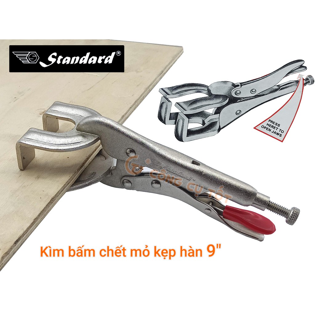 Kìm bấm chết mỏ kẹp hàn 9&quot; Standard