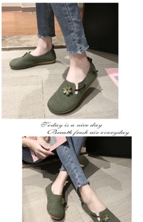 (Order) Giày búp bê nữ Ulzzang 2020 hoa