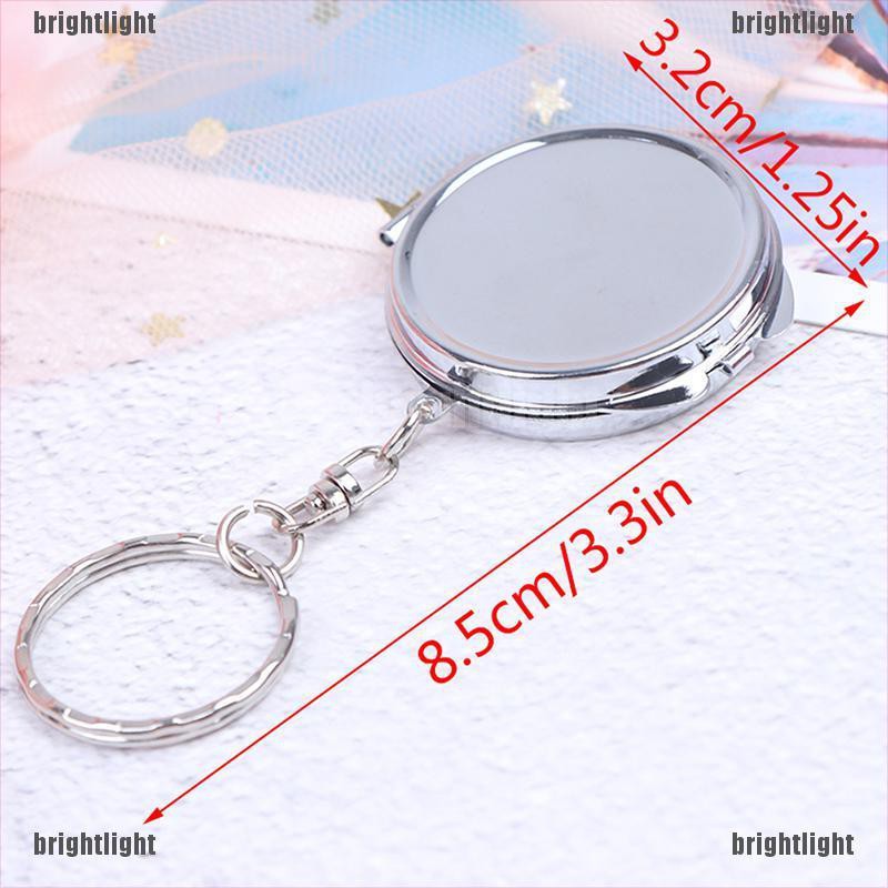 Móc Khóa Kim Loại Kèm Gương Dễ Thương