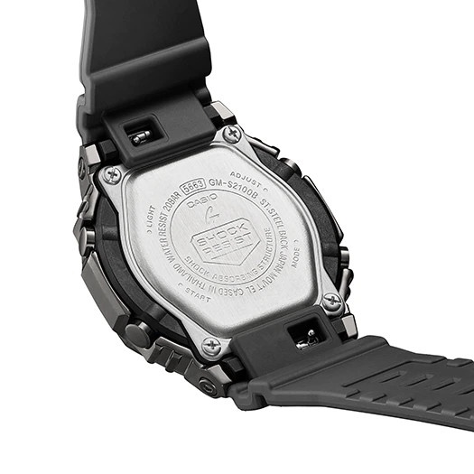 Đồng hồ casio nữ dây nhựa GSHOCK GM-S2100B-8A chính hãng