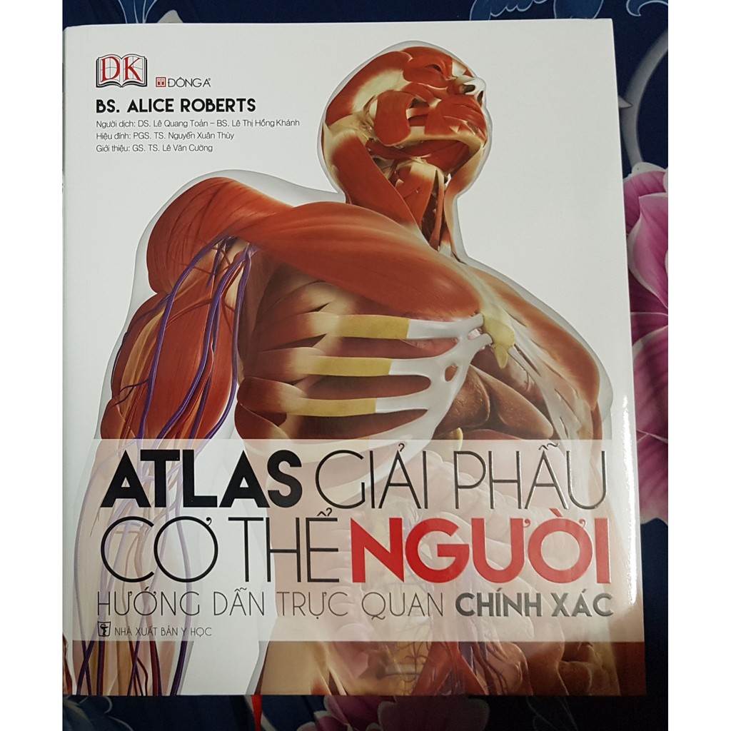 Sách Atlas Giải Phẫu Cơ Thể Người tặng Sổ Tay Thực Hành