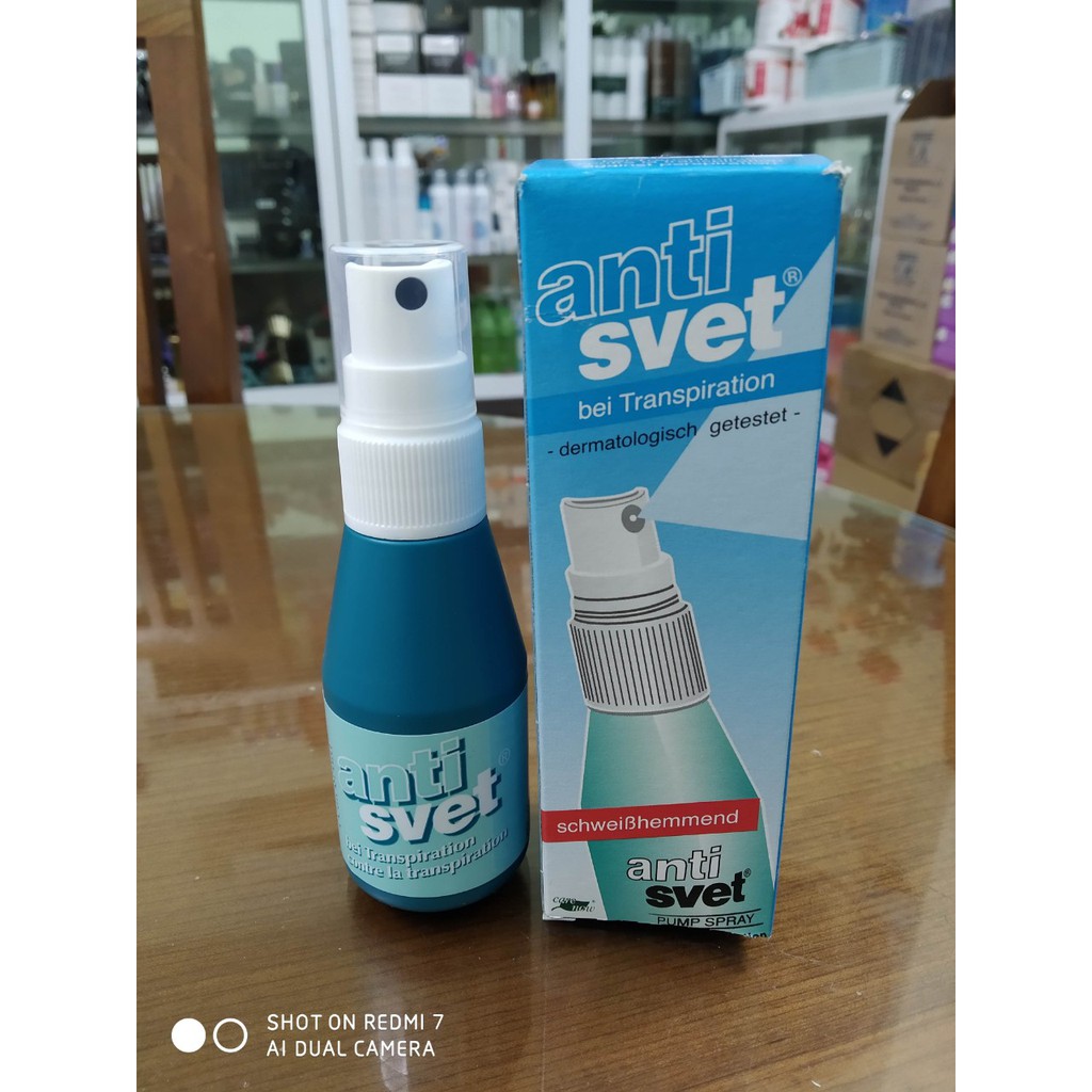 XỊT KHỬ MÙI/DIỆT KHUẨN NÁCH ANTI SVET ĐỨC 50ml 🇩🇪