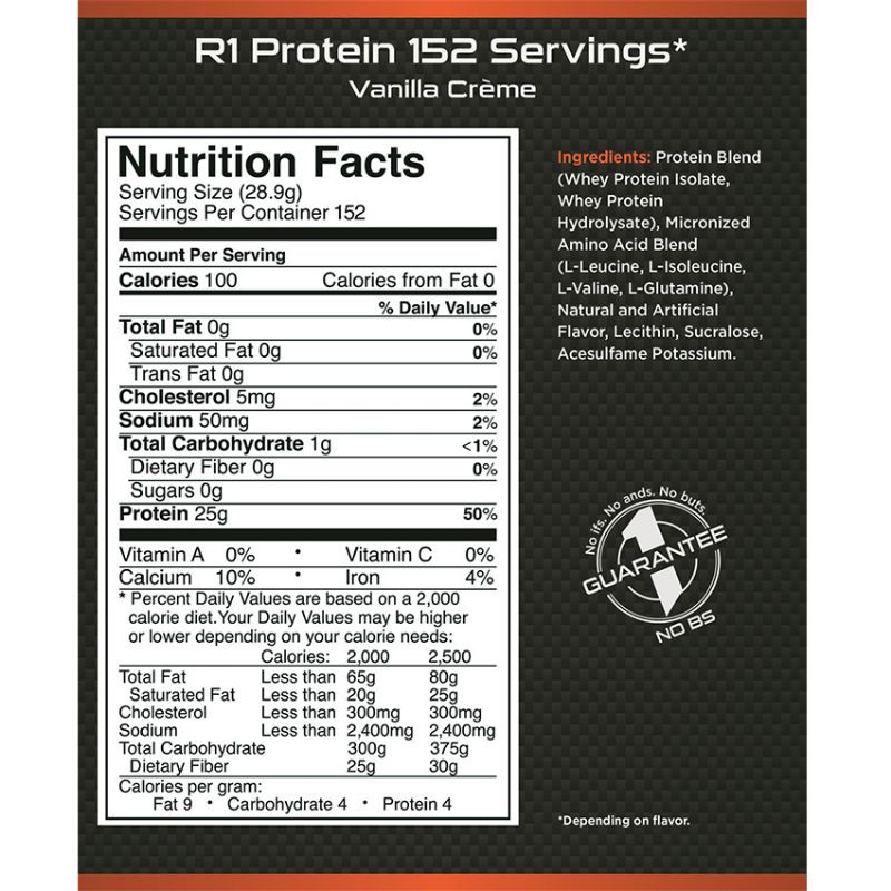 Whey Protein Rule 1 Protein 5Lbs (2.27kg) R1 Protein SỮA WHEY DINH DƯỠNG TĂNG CƠ