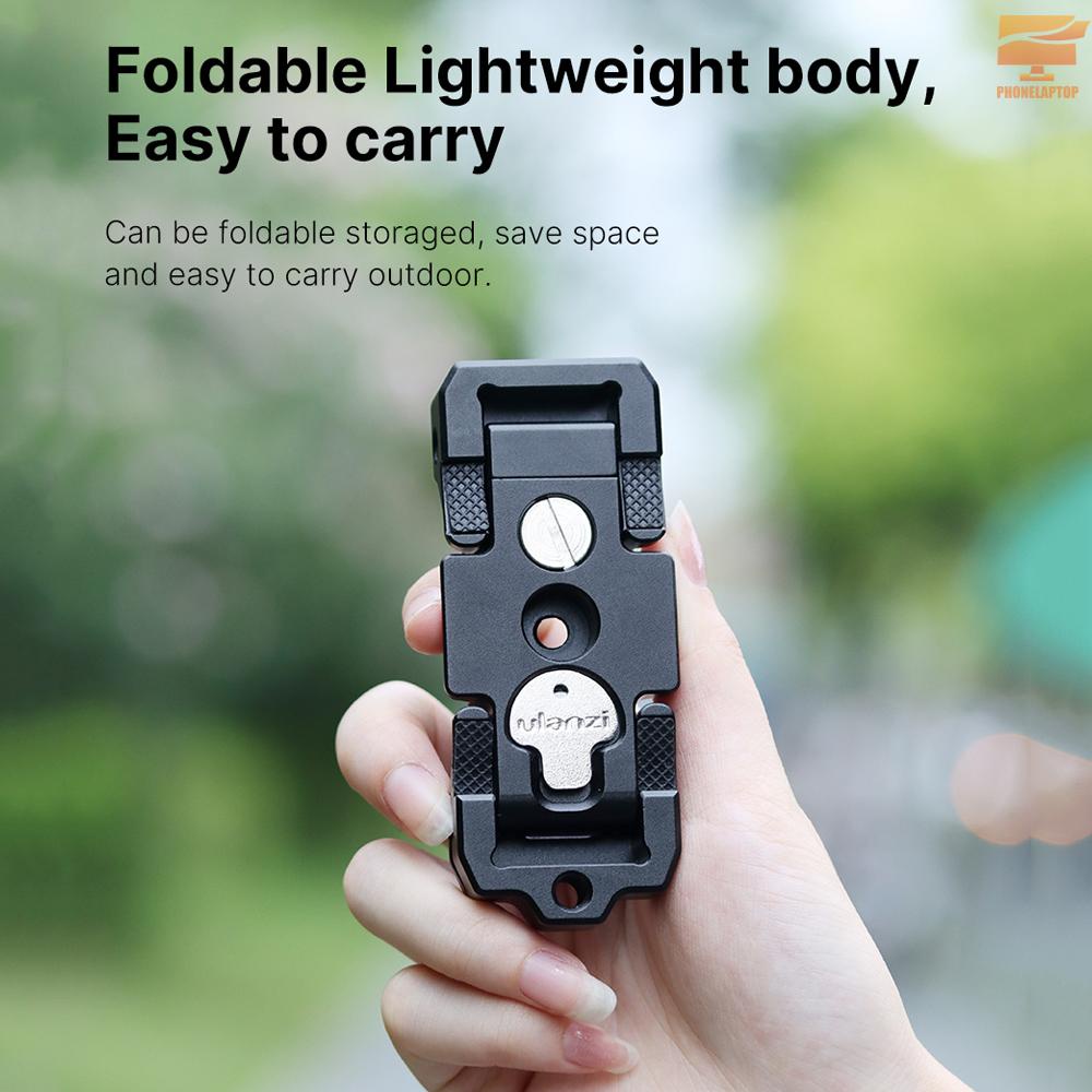 Giá Đỡ Điện Thoại Ulanzi St-15 2 Trong 1 Bằng Hợp Kim Nhôm Tháo Lắp Nhanh Có Kẹp 1 / 4 Inch Cho Camera Dslr Ildc
