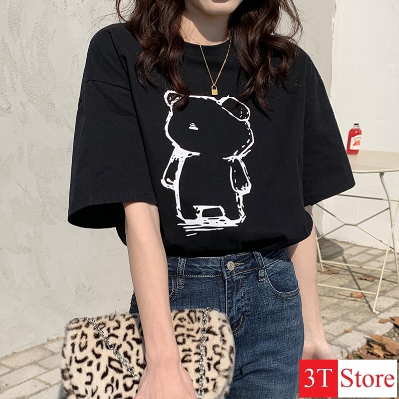 [Video + Ảnh Thật] Áo Thun Tay Lỡ Freesize Unisex HotTrend Tay Lỡ Form Rộng, hợp với cả Nam & Nữ | BigBuy360 - bigbuy360.vn