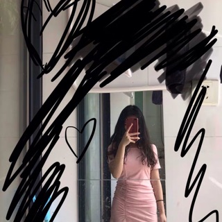 VÁY Ôm body cổ vuông đuôi cá rút eo(feedback)
