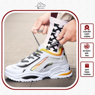 Giày thể thao sneaker nam D68, phong cách trẻ trung năng động, đế cao su non đi cực êm