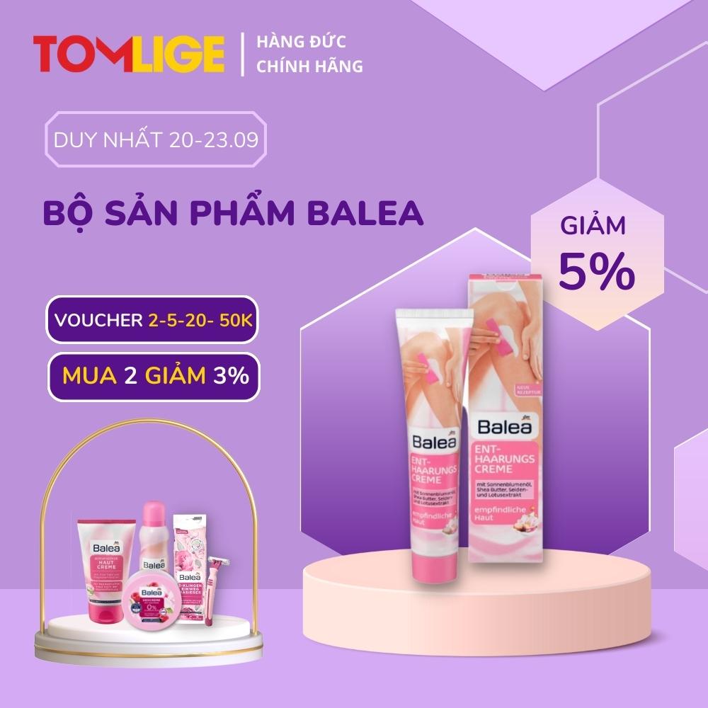 Kem Tẩy Lông Balea Enthaarungscreme, 125ml, Kem Tẩy Lông An Toàn Tomlige