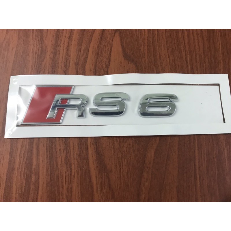 Logo RS6 audi - tem rs6