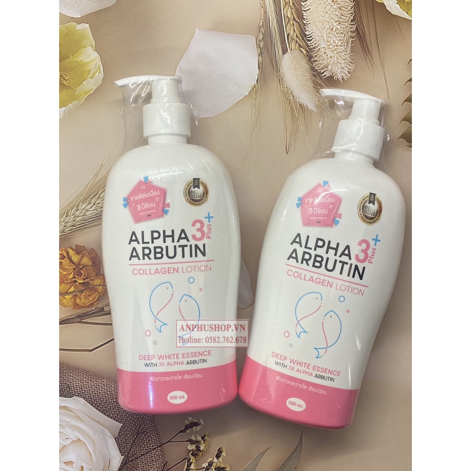 Kem dưỡng thể trắng da Alpha Arbutin 3+ 500ml (Hàng chính hãng)