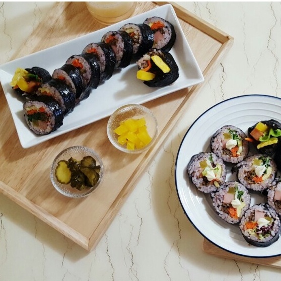 Combo làm kimbap, cơm cuộn