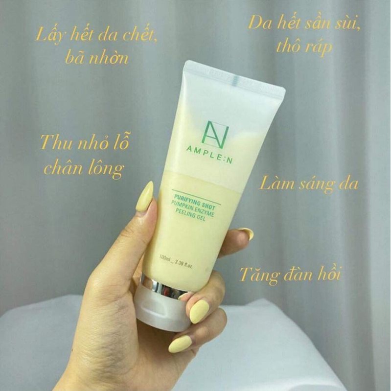 Tẩy da chết Ample:n Purifying Shot Pumpkin Peeling Gel