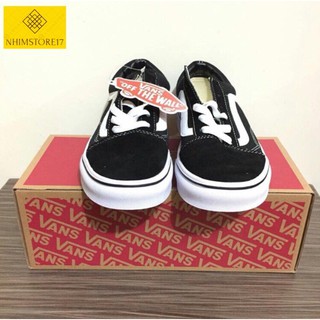 (FULL BOX) GIÀY VANS OLD SKOOL Đen Vạch Trắng