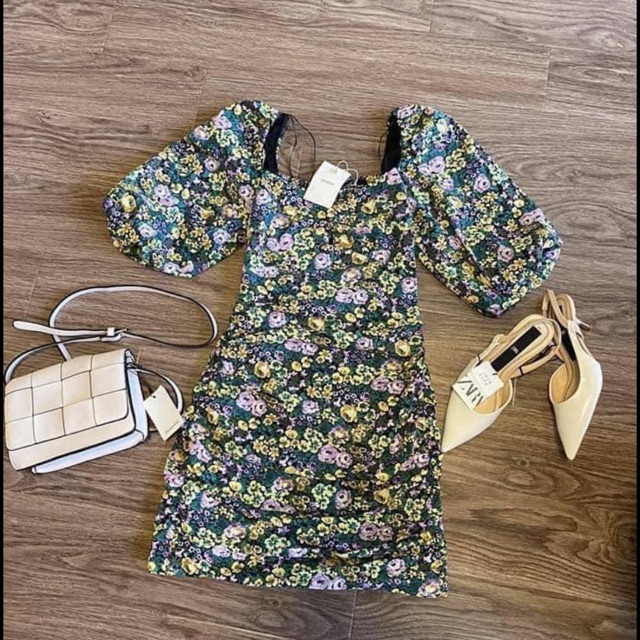 Váy hoa bsk new tag chuẩn auth cực đẹp