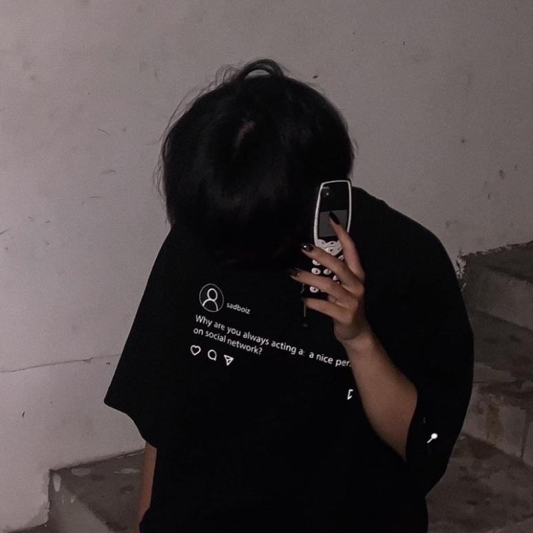 Áo Thun Sad Boiz Sadtagramtee Logo Nam Nữ Áo Thunn Tay Lỡ Sadboiz Unisex Ulzzang Hot