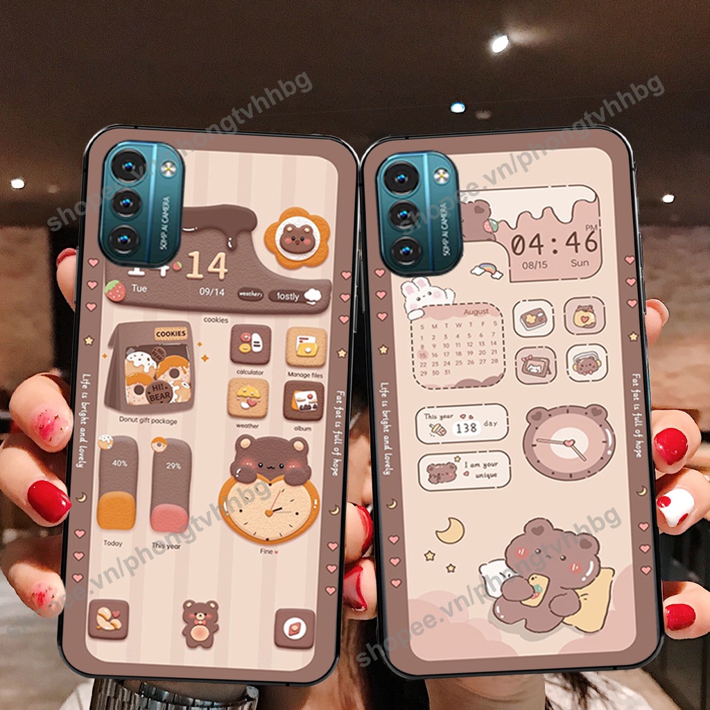 Ốp lưng Nokia G11 - Nokia G21 - Nokia 8.3 - Nokia X5 - Nokia X6 gấu,thỏ trắng , đồng hồ dễ thương cute cực đẹp