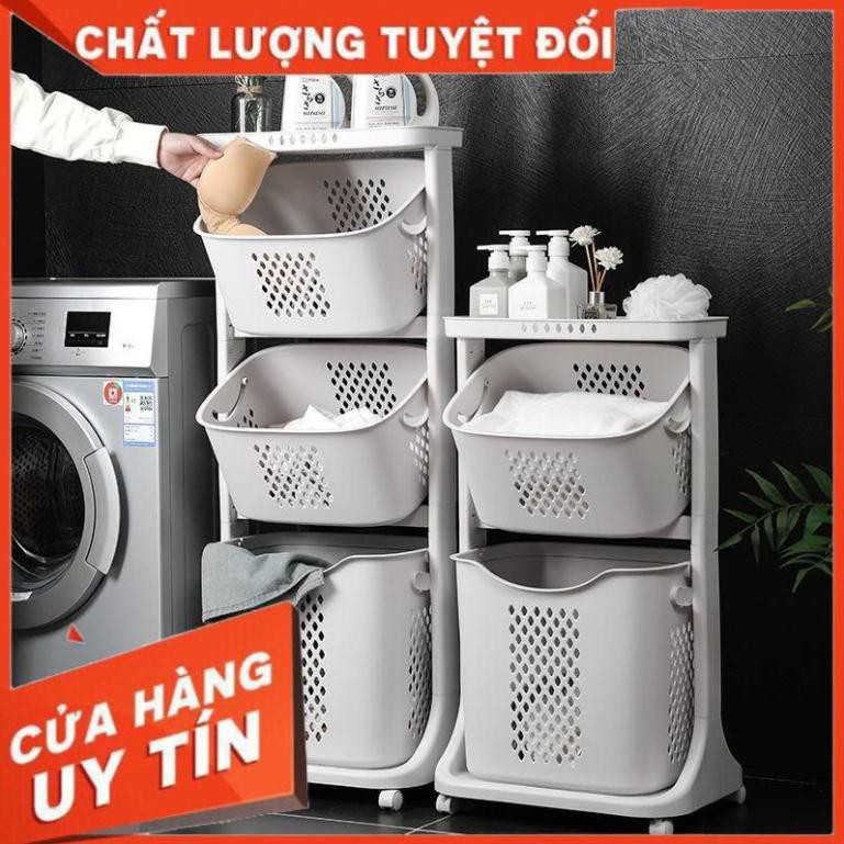 Kệ 3 tầng có bánh xe để đồ nhà tắm cao cấp,Kệ để đồ nhà tắm thông minh siêu tiện lợi