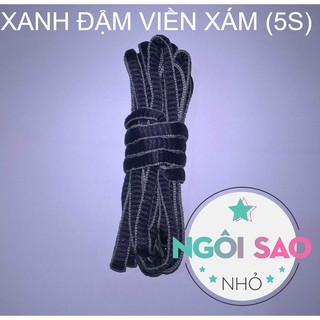Dây giày oval viền màu