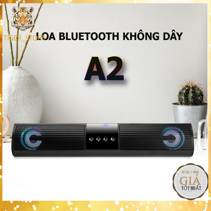 Loa bluetooth A2 hỗ trợ thẻ nhớ,đài FM,USB,BT,AUX 3.5 kiểu dáng sang trọng âm thanh chuẩn speaker