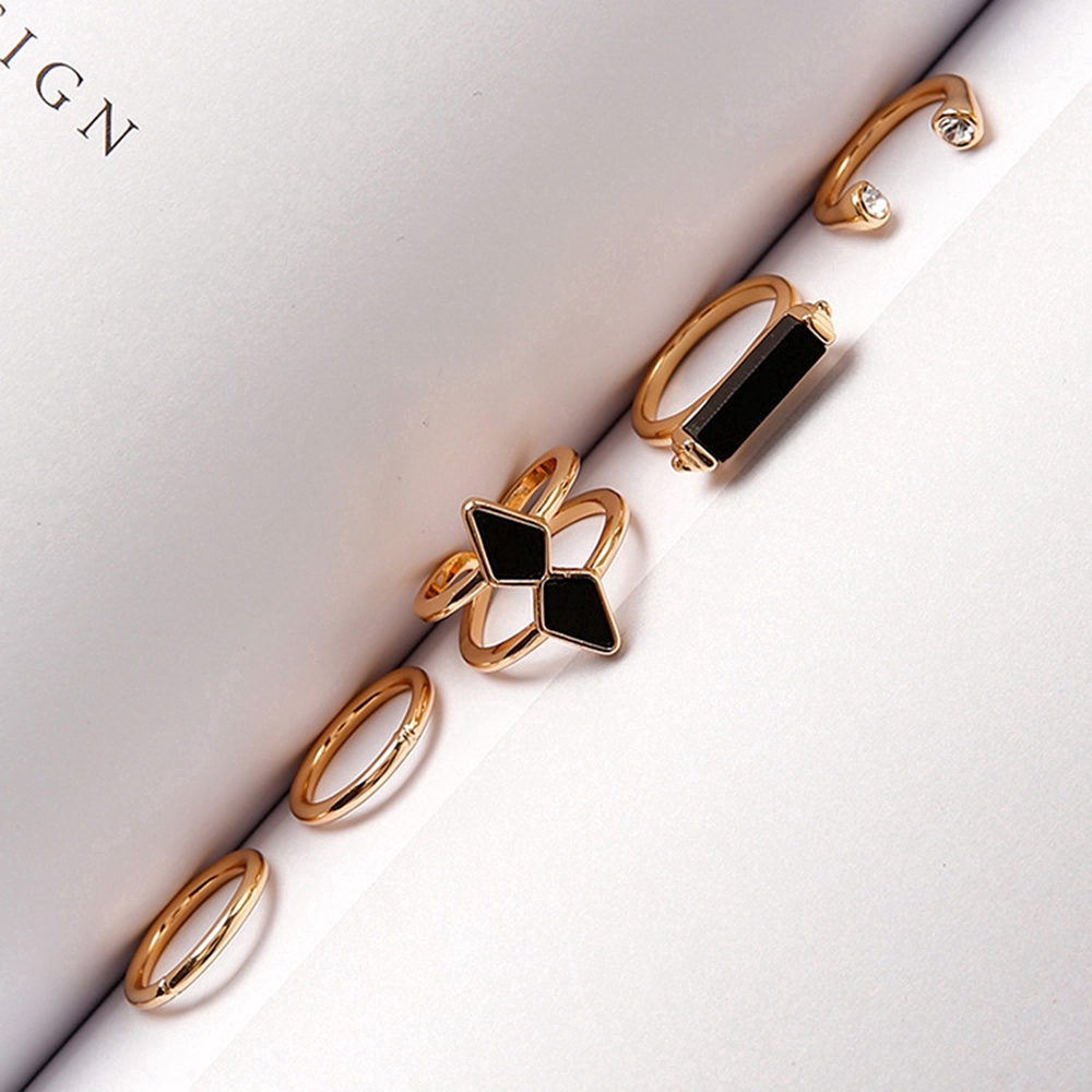 Nhẫn đeo tay kim loại tạo hình mũi tên đính đá vintage cho nữ