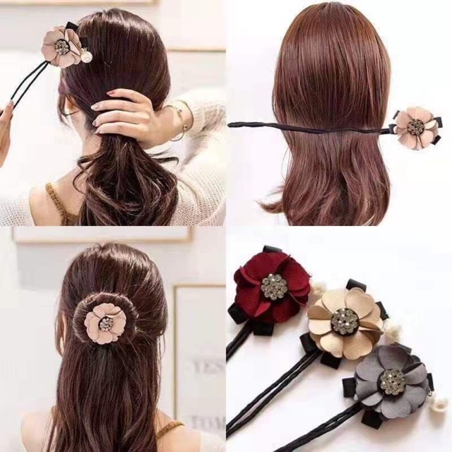 Combo 20 thanh uốn tóc kèm hoa (sỉ 15k)