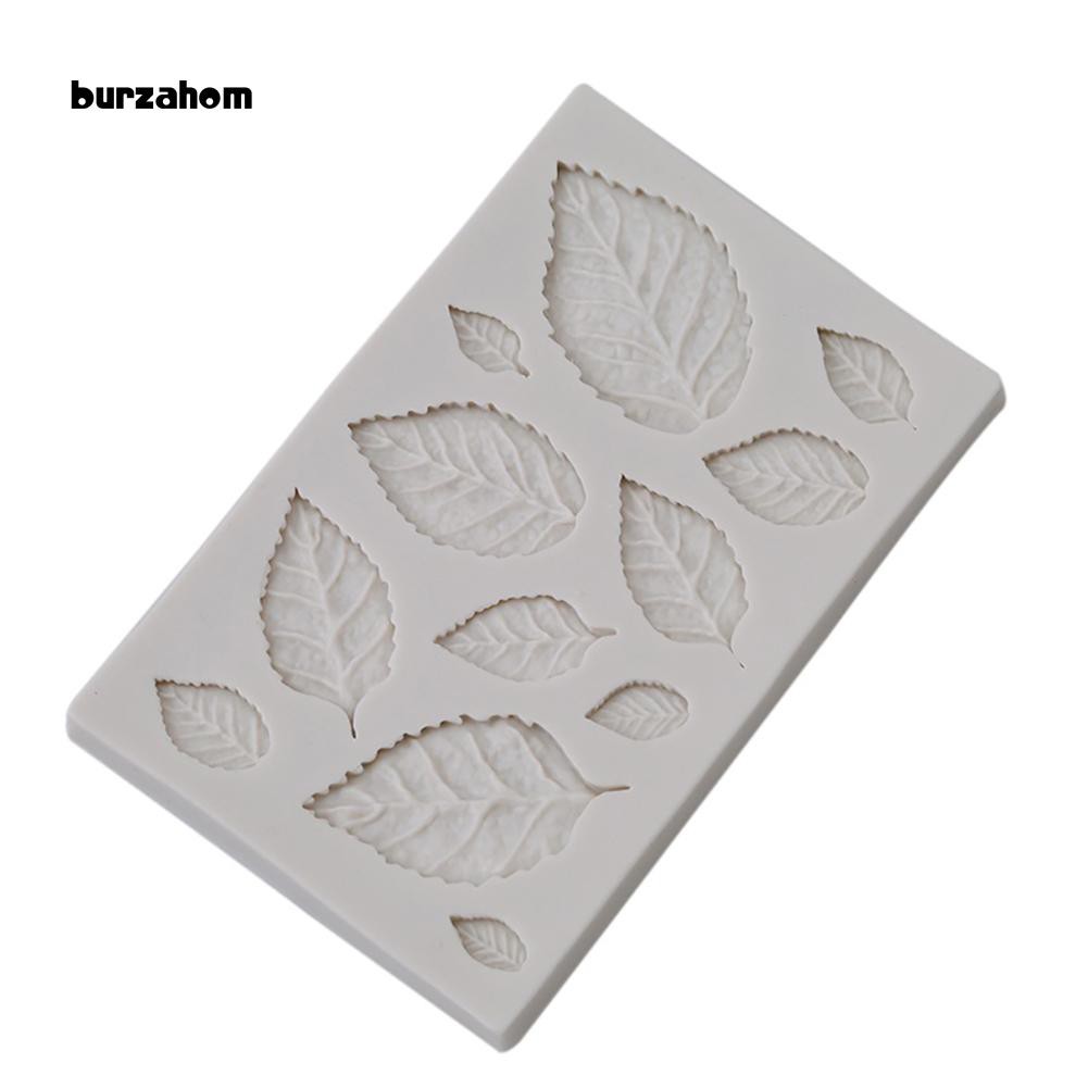 Khuôn silicone làm bánh hình chiếc lá dễ thương độc đáo