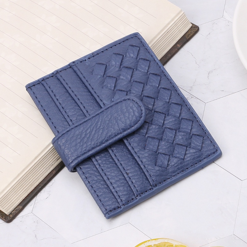 Ví Đựng Thẻ Tín Dụng / Tiền Xu Mini Kiểu Dệt Mỏng Thời Trang Cho Nam / Nữ