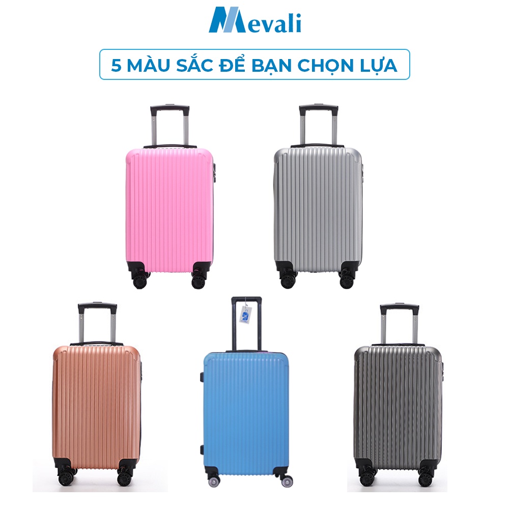 Vali du lịch loại valy kéo mini, vali size 20 inchs, 24 inchs nhựa ABS chắc chắn BH 5 năm M001