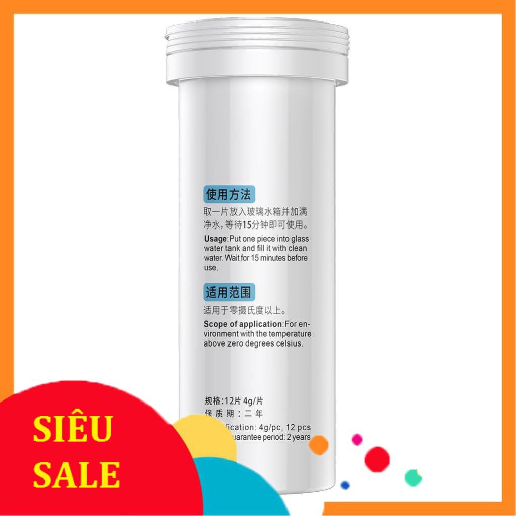 Hộp 12 viên rửa kính chắn gió xe hơi hiệu Baseus Seminoma dạng cứng