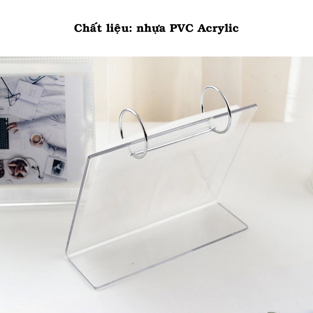 Album đựng ảnh để bàn bằng nhựa acrylic trong suốt sang trọng đựng ảnh 6x9, 8x10, 9x12, 10x15 tại kho album ảnh ANVY