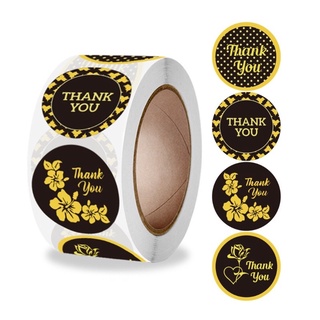 Set 500 tem dán sticker thank you mẫu ngẫu nhiên