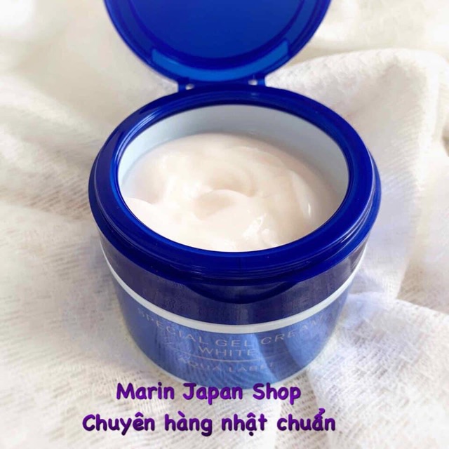 (Sale 600k-&gt;450k) Kem dưỡng dạng gel Shiseido Aqualabel Special Gel Cream màu xanh mẫu mới 2020 Nhật Bản