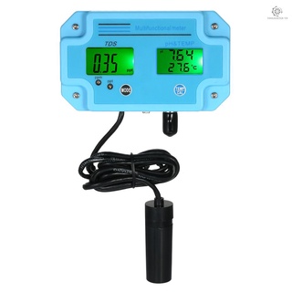 Máy đo chất lượng nước 3 trong 1 ph/tds/temp màn hình lcd đa năng